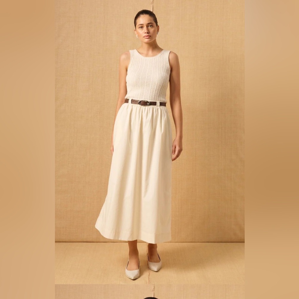 Mon Renn Elemental Knit Combo Dress